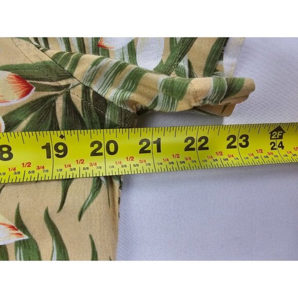 J, Crew Classic Size Small Short Sleeve Floral Cotton Button Down Pocket Shirt - Picture 2 of 10